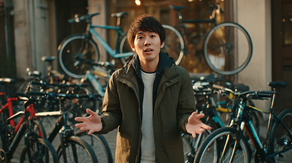 どのクロスバイクを選んだらいいのか分からない様子