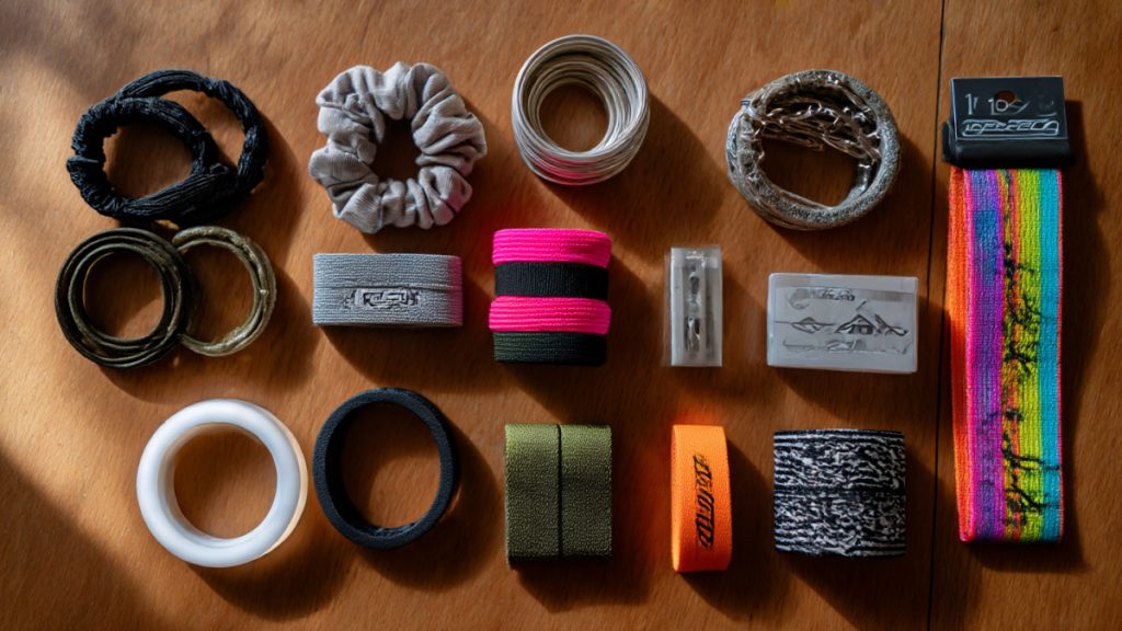 ダイソーの「べんりベルト」など100均アイテムを使った裾巻き込み対策をする日本人の通勤風景