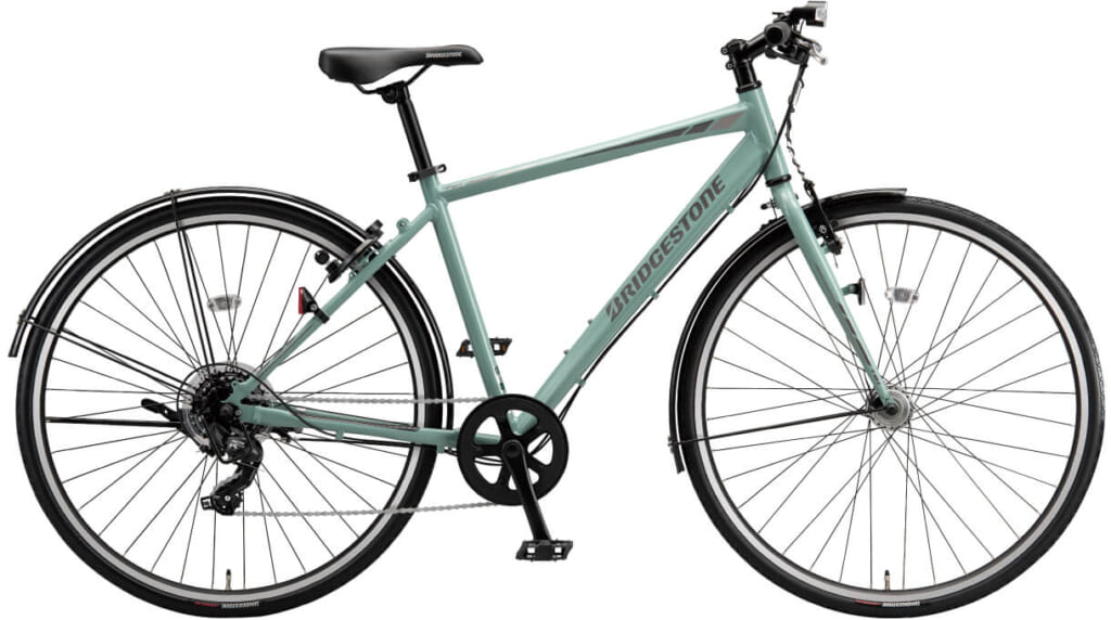 TB1のNEW COLOR E.Xモダングリーンの横からの画像。