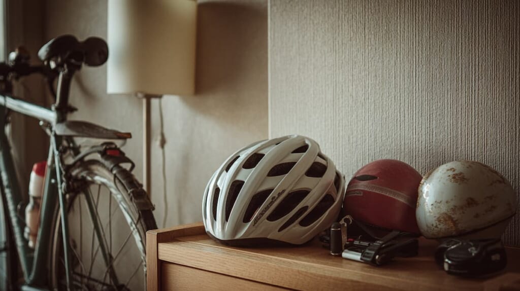 クロスバイク初心者に必要なヘルメットや鍵などの必須装備