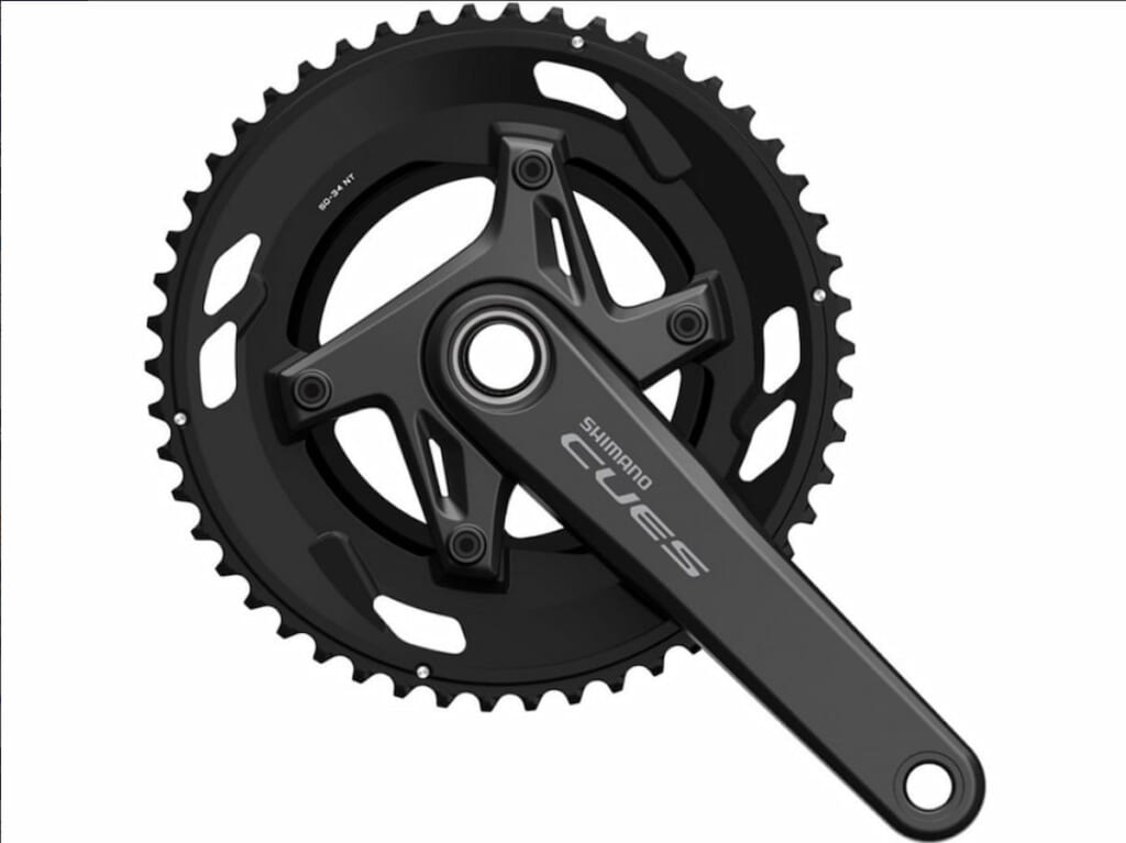 クロスバイクの変速ギアとドライブトレインの構造