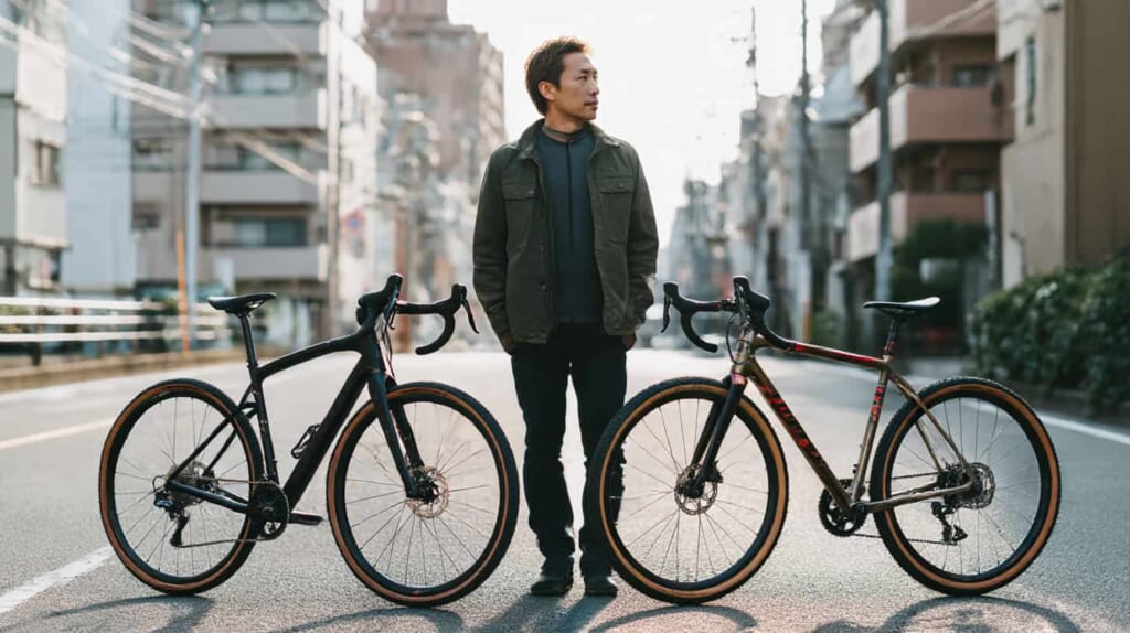 クロスバイクとグラベル
